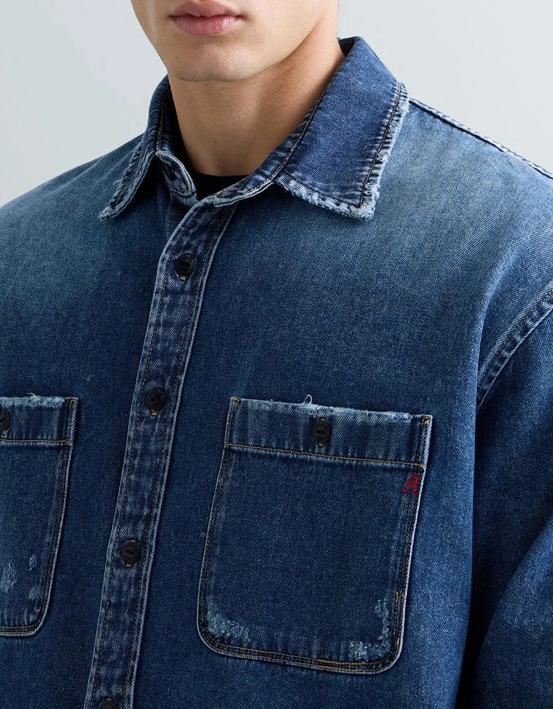 Replay Oversized Denim Overshirt