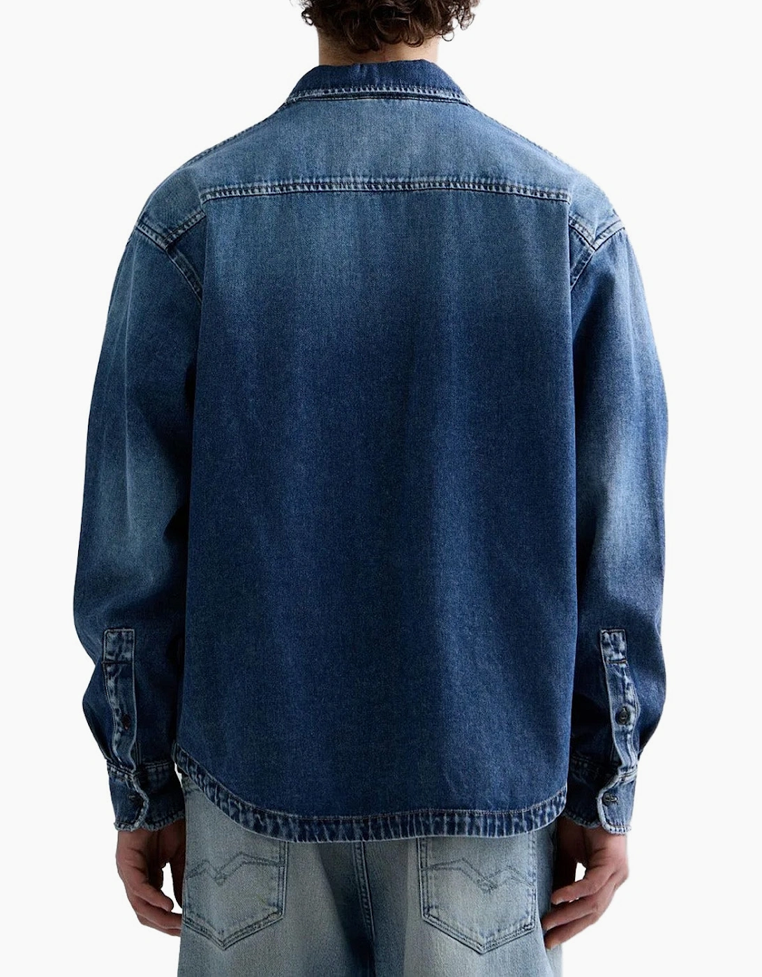Replay Oversized Denim Overshirt