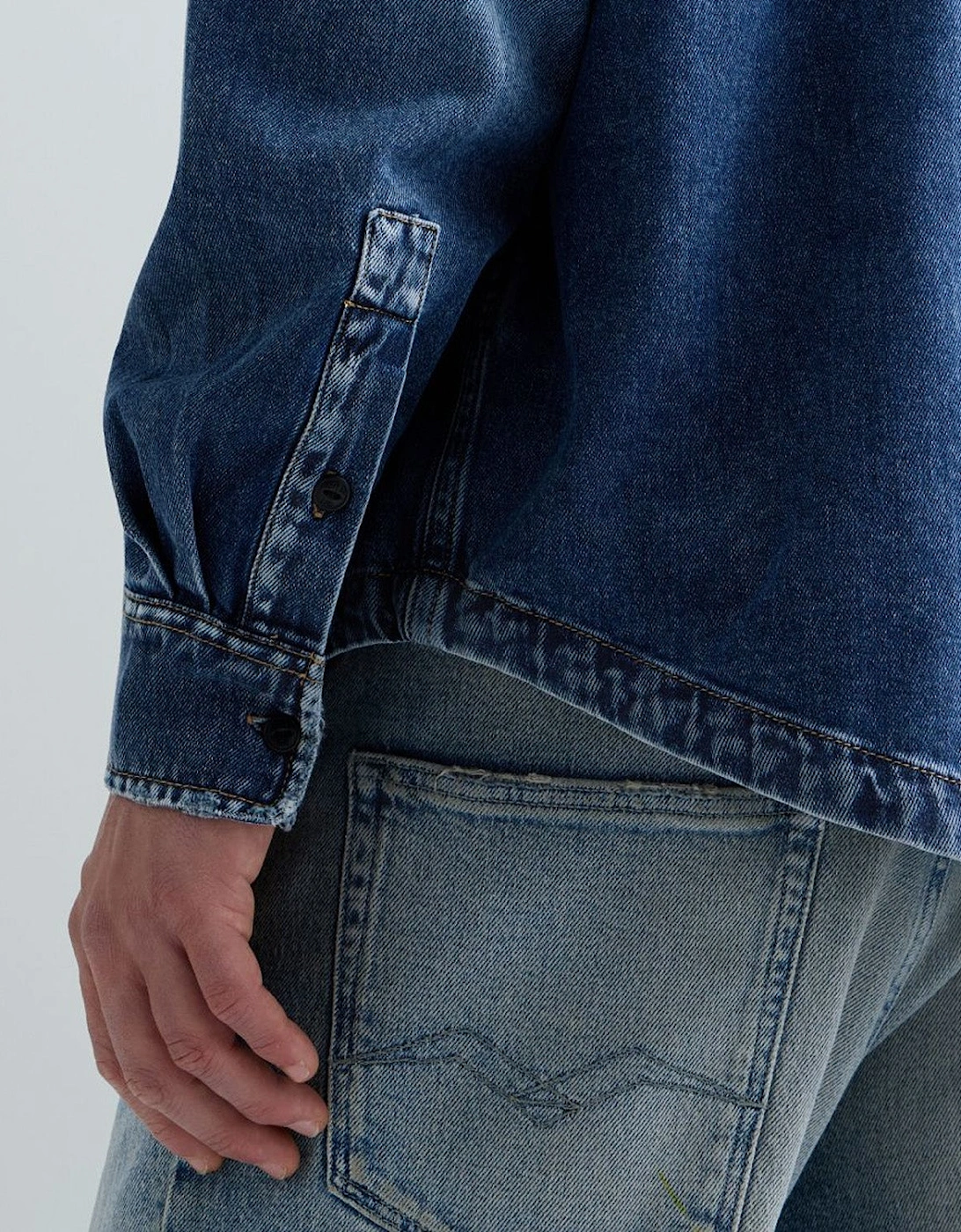 Replay Oversized Denim Overshirt