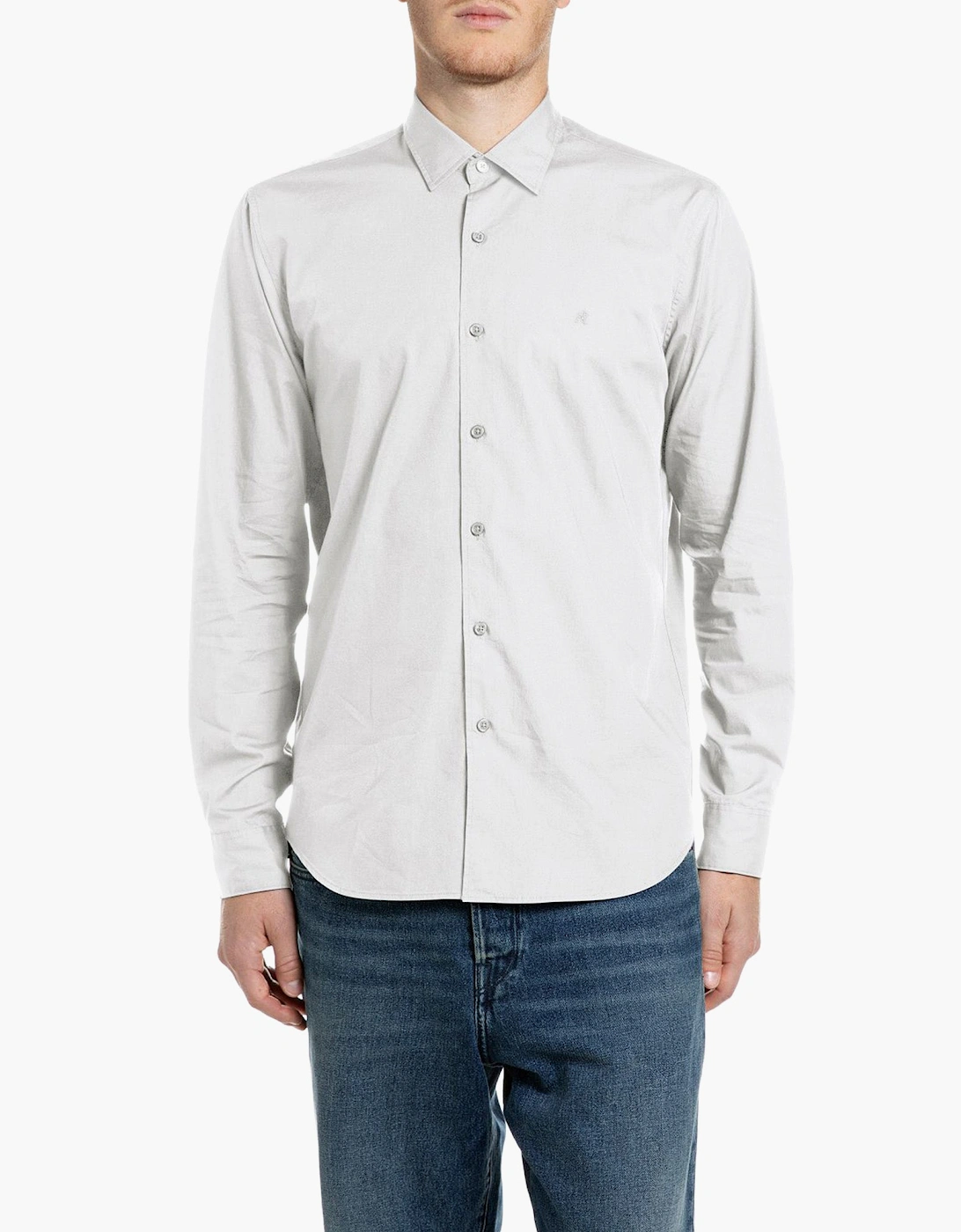Replay Cotton Poplin Shirt