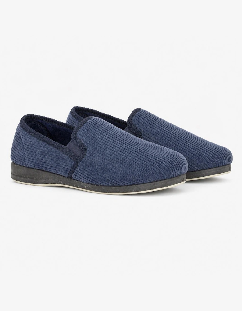 Sleepers PHIL Mens Full Slippers Navy