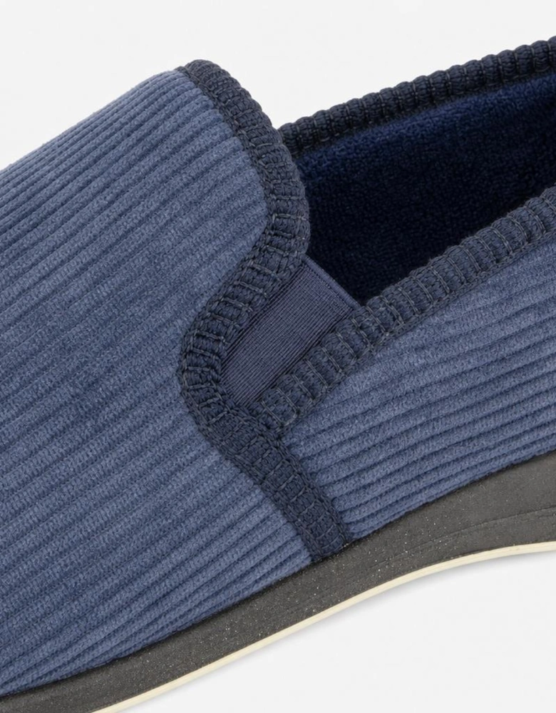 Sleepers PHIL Mens Full Slippers Navy