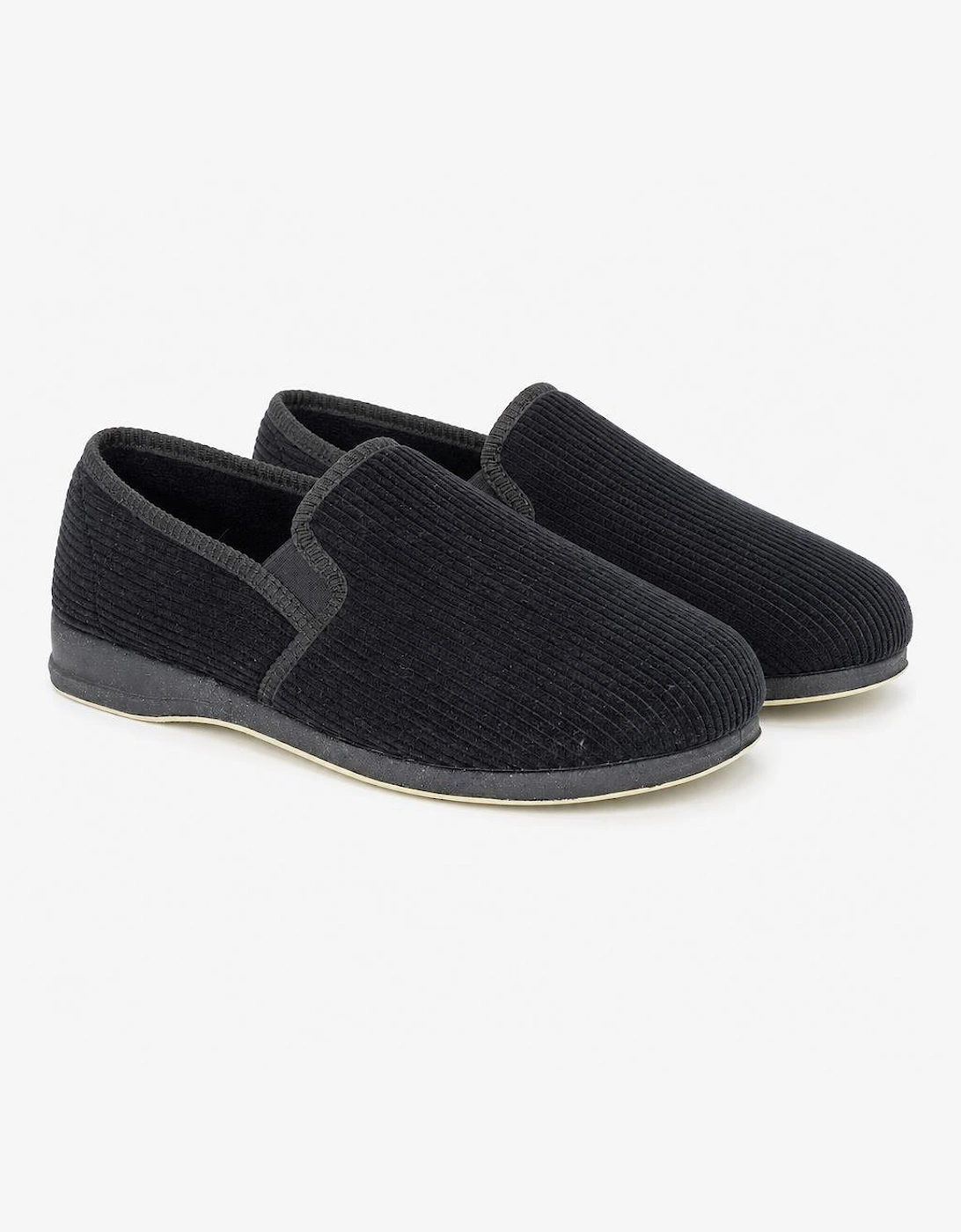 Sleepers PHIL Mens Full Slippers Black