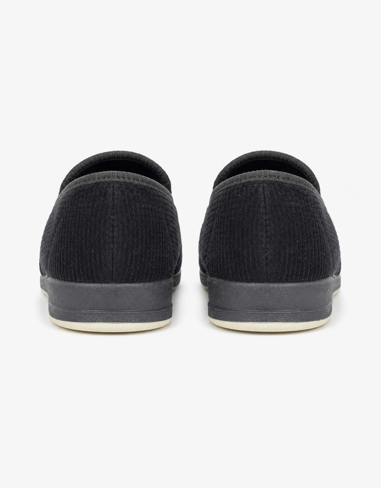 Sleepers PHIL Mens Full Slippers Black