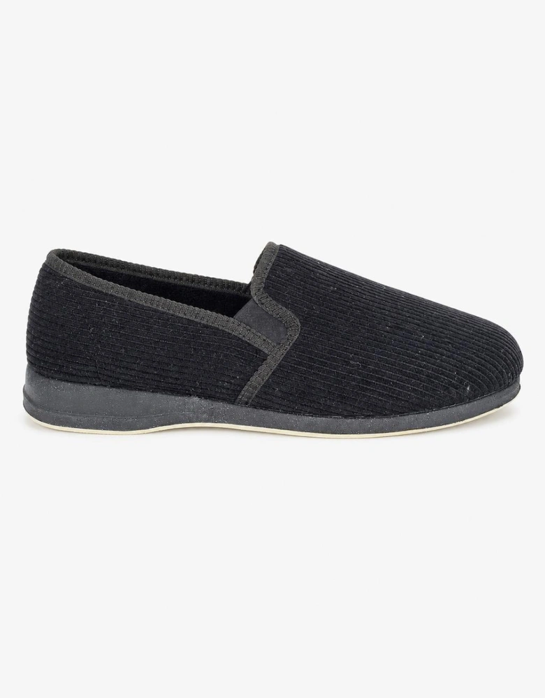 Sleepers PHIL Mens Full Slippers Black
