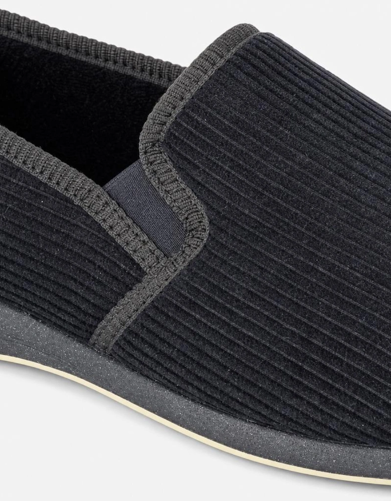 Sleepers PHIL Mens Full Slippers Black
