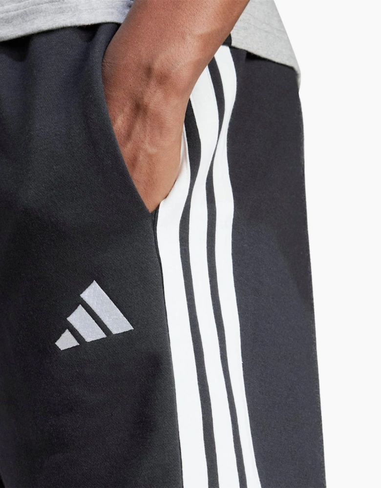 Mens Essentials 3 Stripe Fleece Shorts