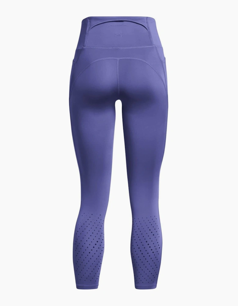 Launch Solid Patterned Running Leggings
