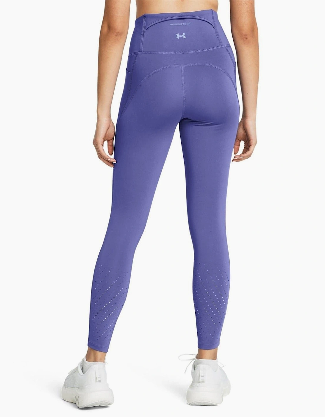 Launch Solid Patterned Running Leggings