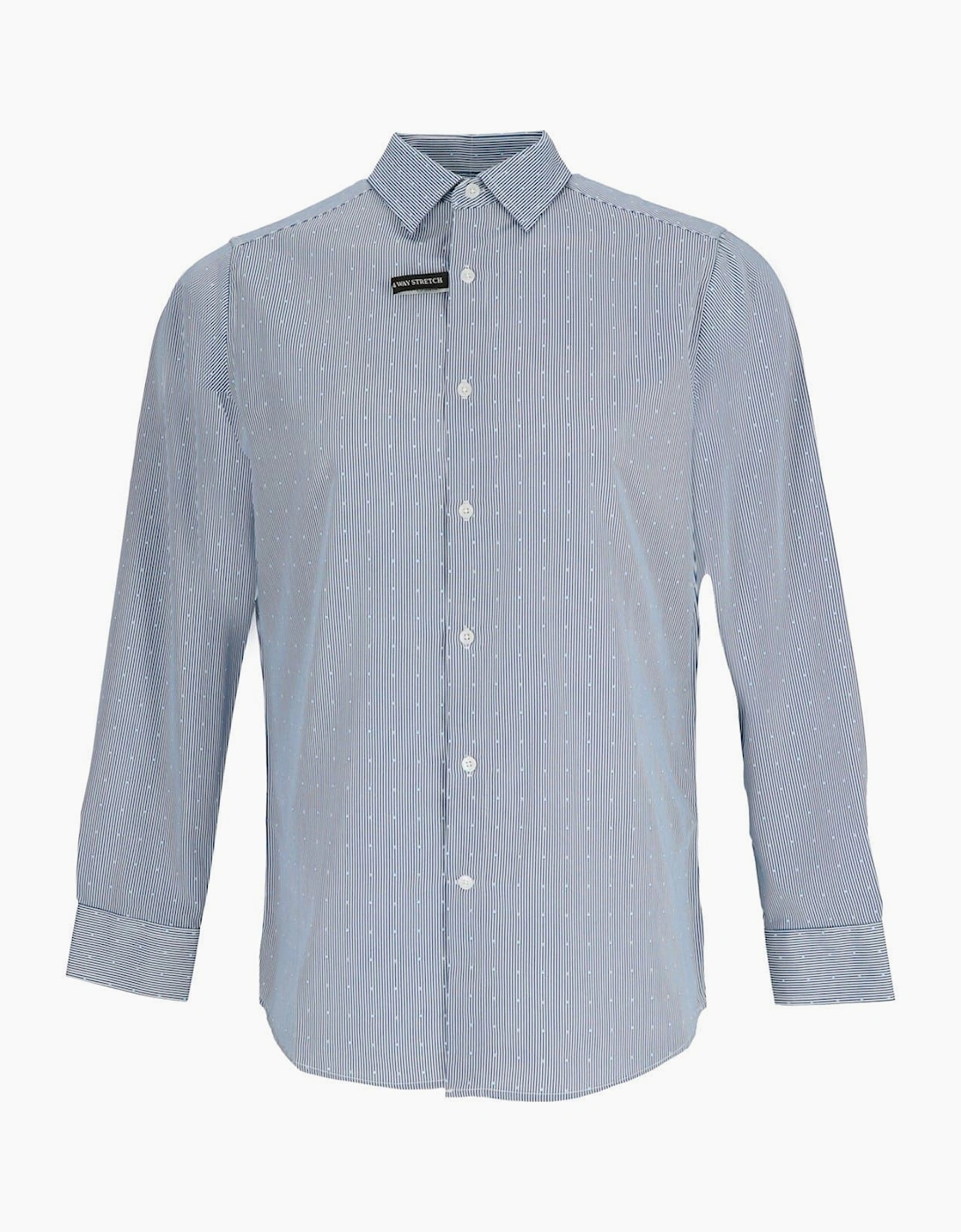 Pattern Long Sleeve Shirt Collar Shirt