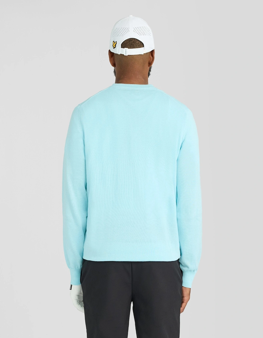 Green Eagle Cotton Blend Crew Neck Sweatshirt