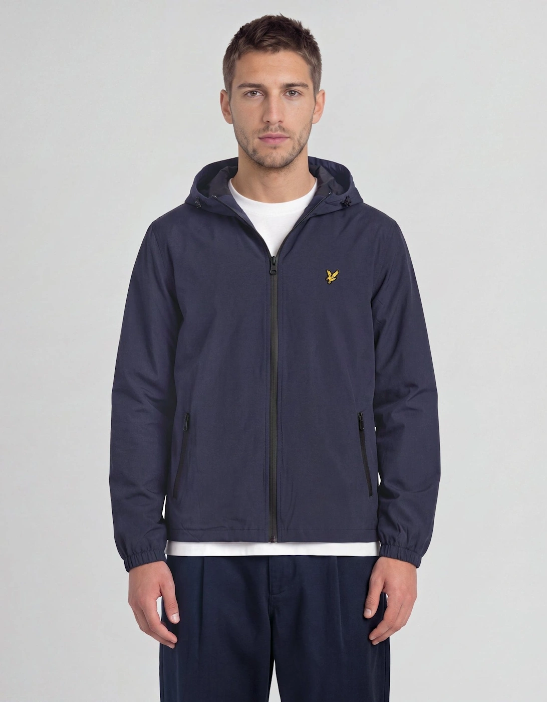 Lyle And Scott Men's Active Technical Windbreaker Jacket - Navy - Size: Regular/34