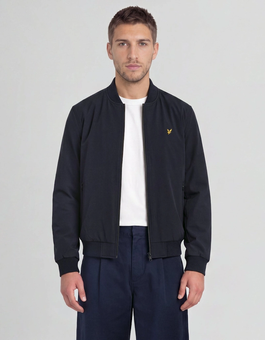 Nylon Padded Bomber Jacket