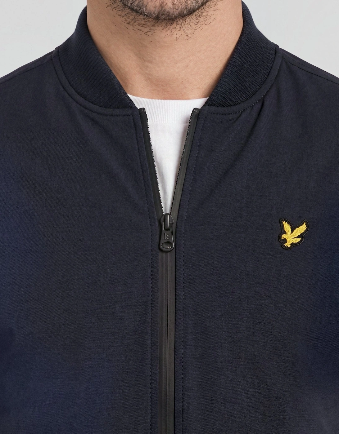 Nylon Padded Bomber Jacket