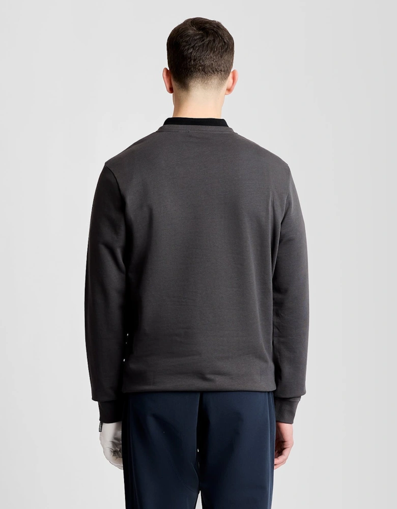 Green Eagle Cotton Crew Neck Sweatshirt