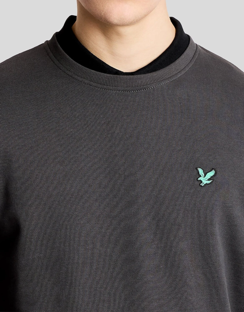 Green Eagle Cotton Crew Neck Sweatshirt