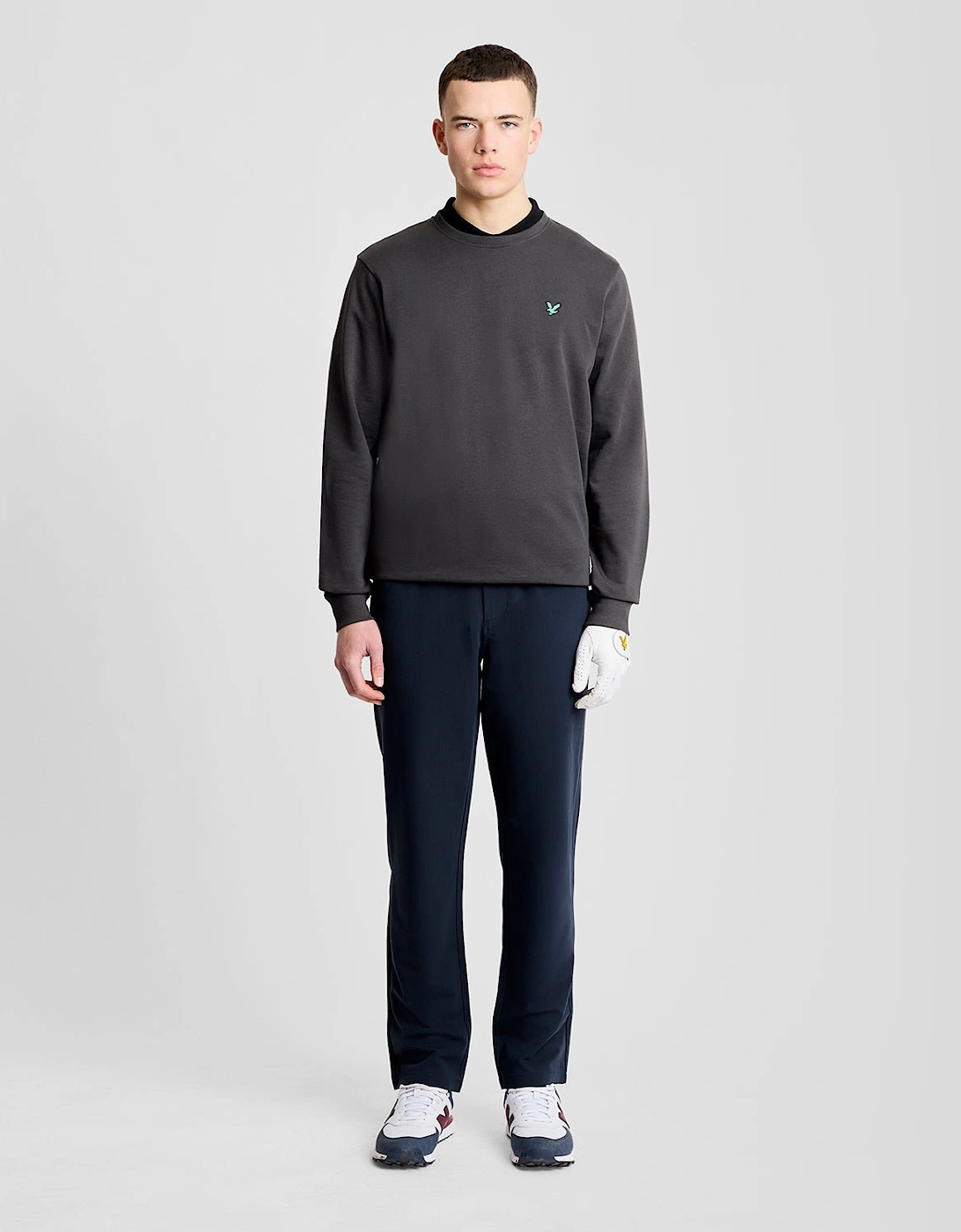 Green Eagle Cotton Crew Neck Sweatshirt