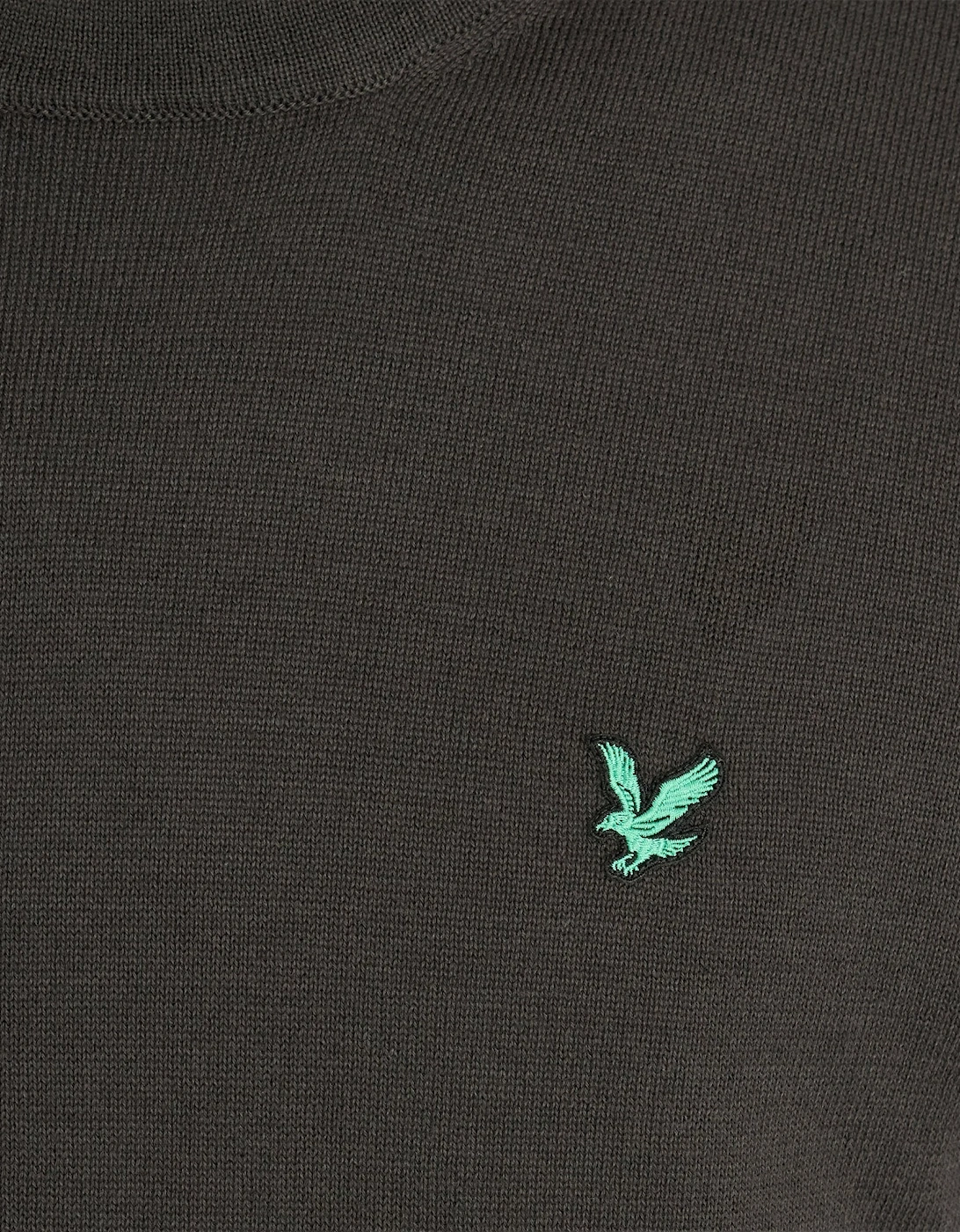 Green Eagle Cotton Blend Crew Neck Sweatshirt
