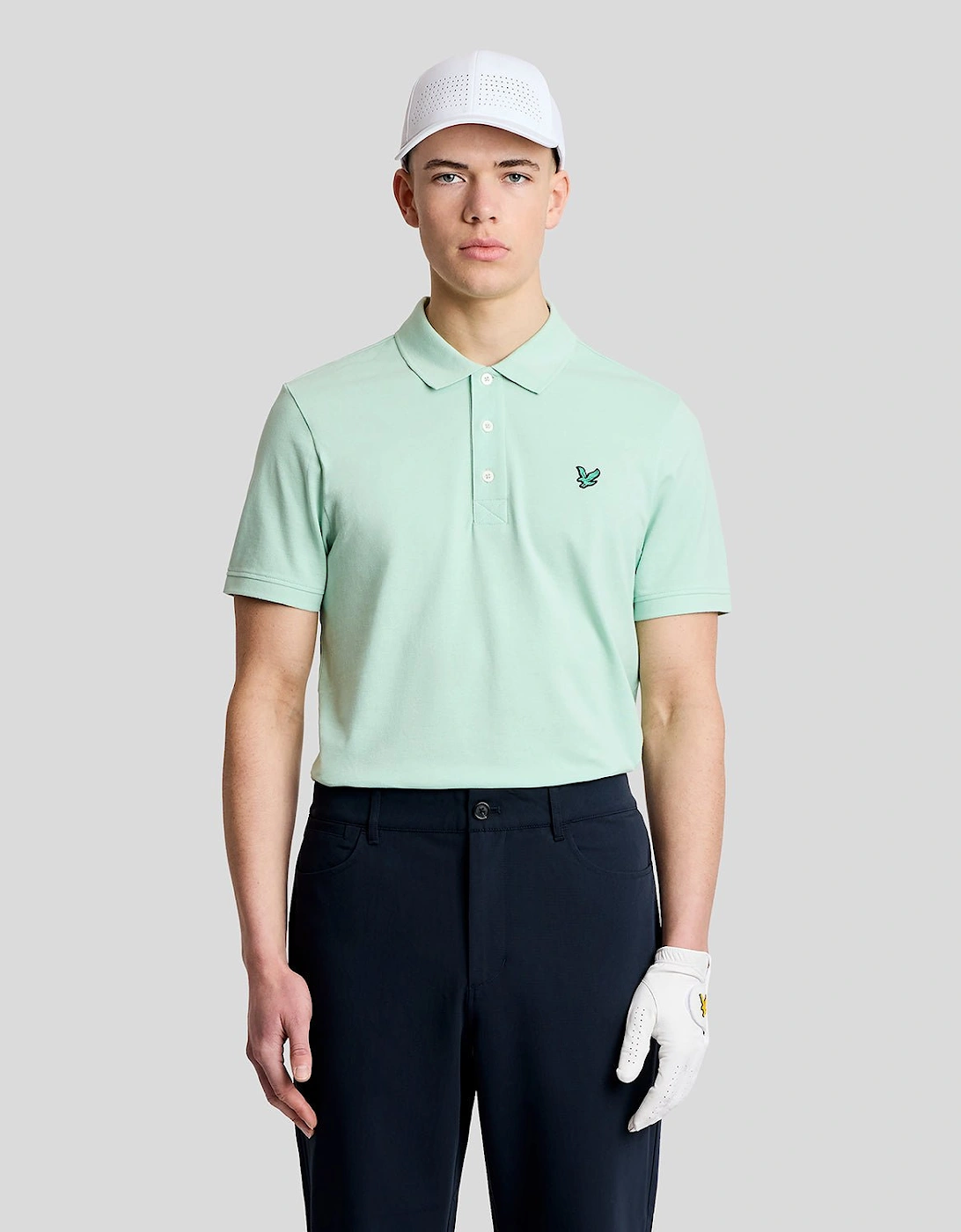 Lyle & Scott Lyle And Scott Men's Green Eagle Cotton Polo Shirt