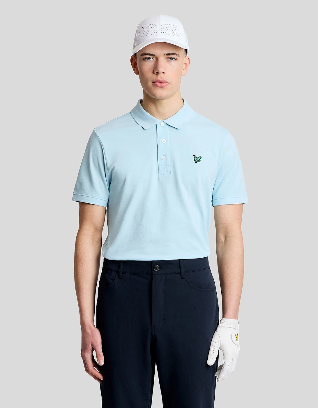 Lyle & Scott Lyle And Scott Men's Green Eagle Cotton Polo Shirt