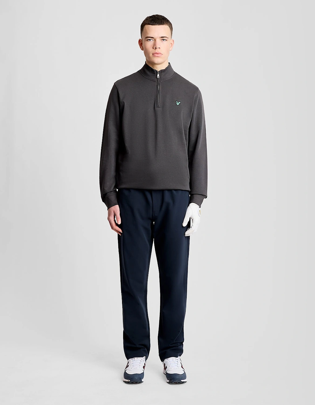 Green Eagle Cotton 1/4 Zip Midlayer