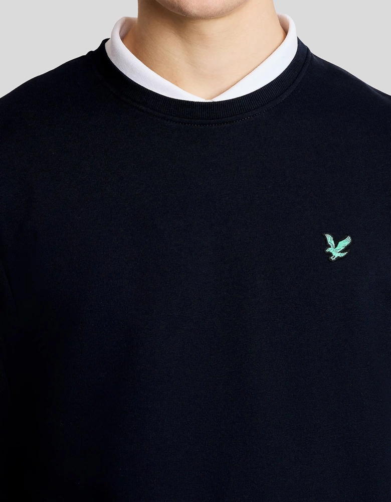 Green Eagle Cotton Crew Neck Sweatshirt