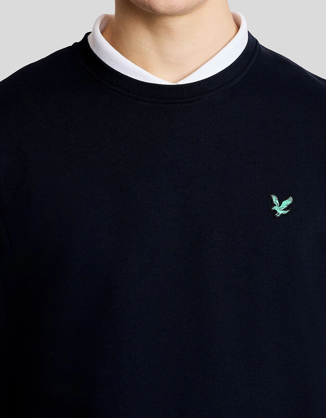 Green Eagle Cotton Crew Neck Sweatshirt