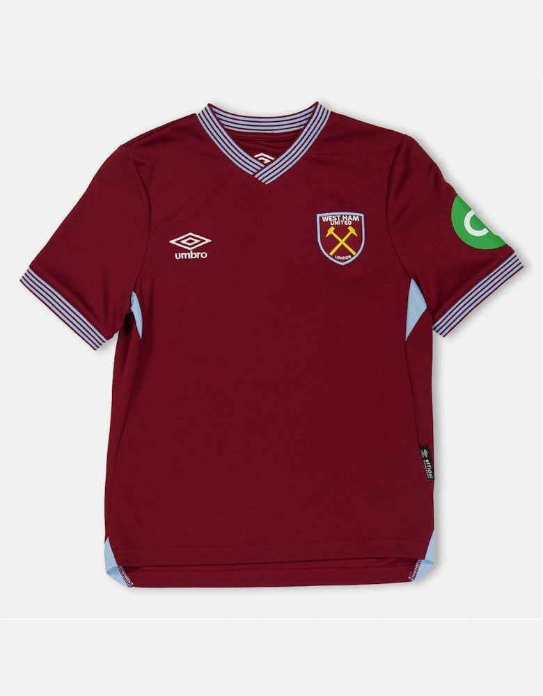 West Ham United Home Shirt 2025 2026 Juniors