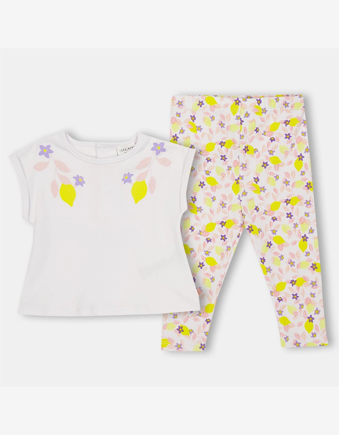 Crew Neck Sleeveless T-Shirt Legging Coord Set
