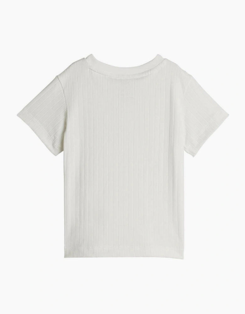 Infants Regular Wide Rib Short T-Shirt Set