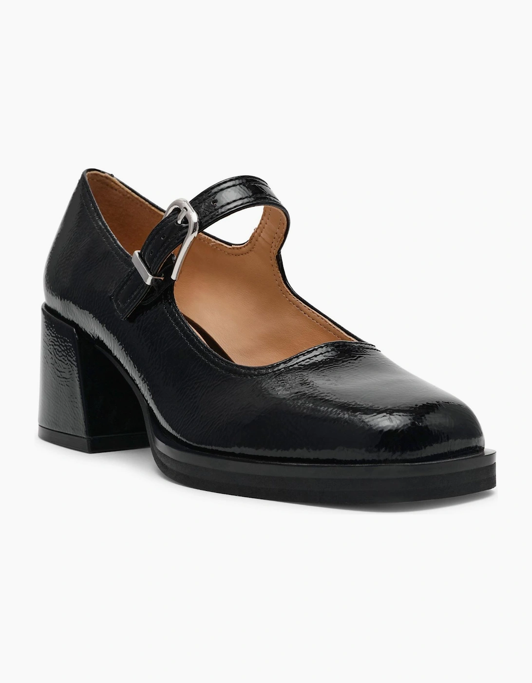 Lisbon Loafers with Block High Heels