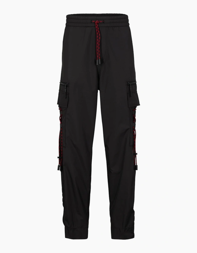 Gash233 Solid Patterned Cargo Pants