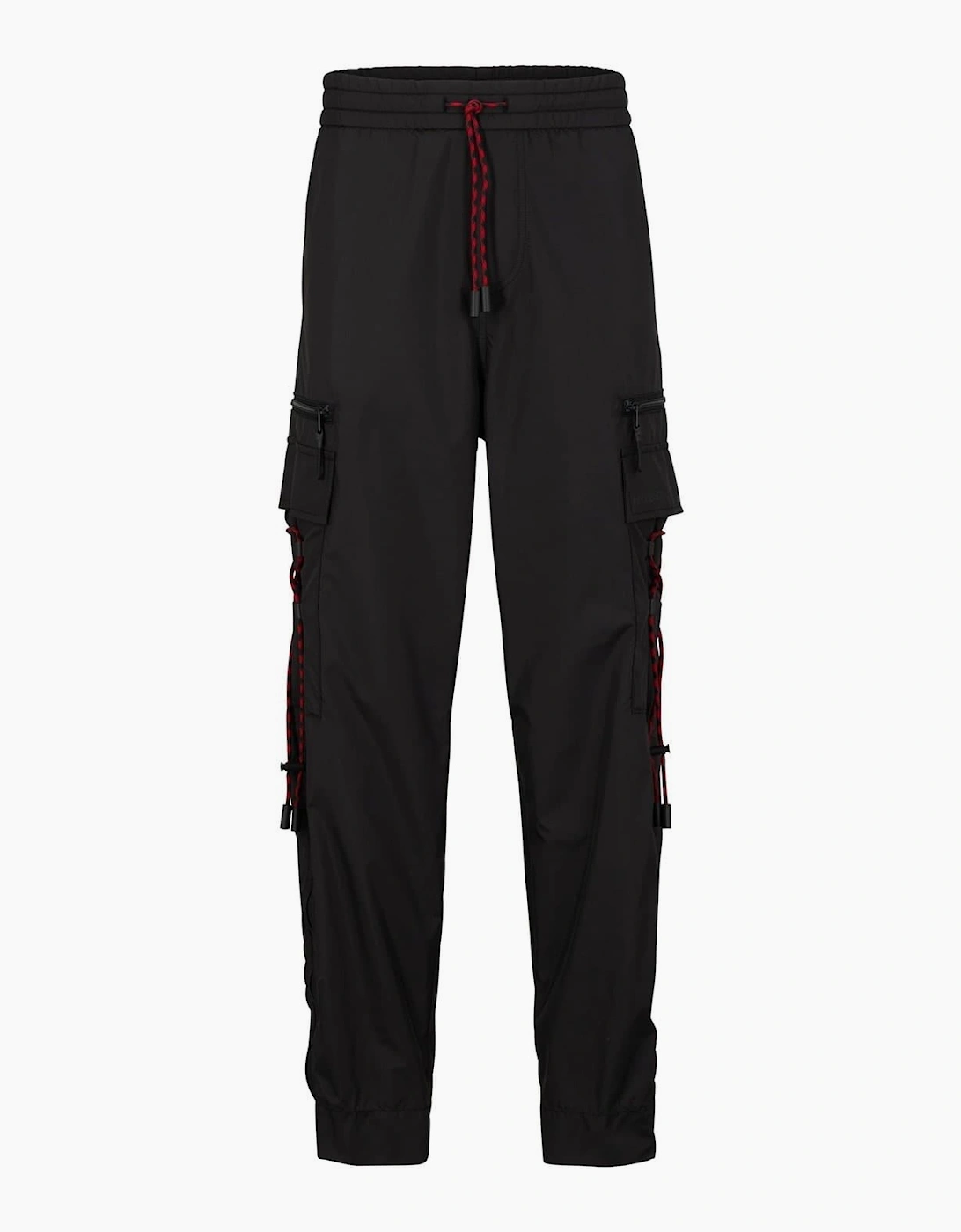 Gash233 Solid Patterned Cargo Pants