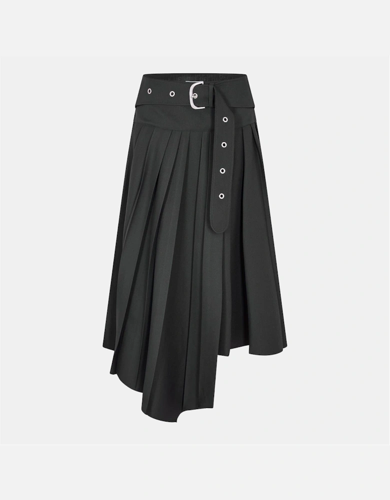 Tch Drl Midi Accordian Skirt
