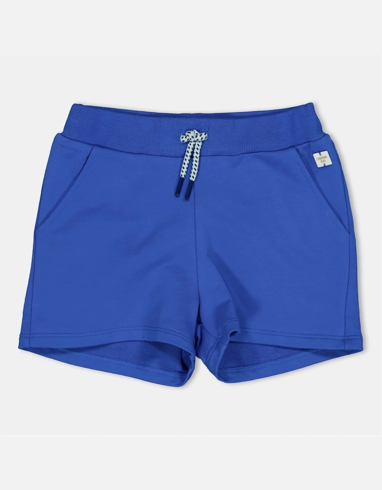 Solid Patterned Relaxed Fit Bermuda Shorts