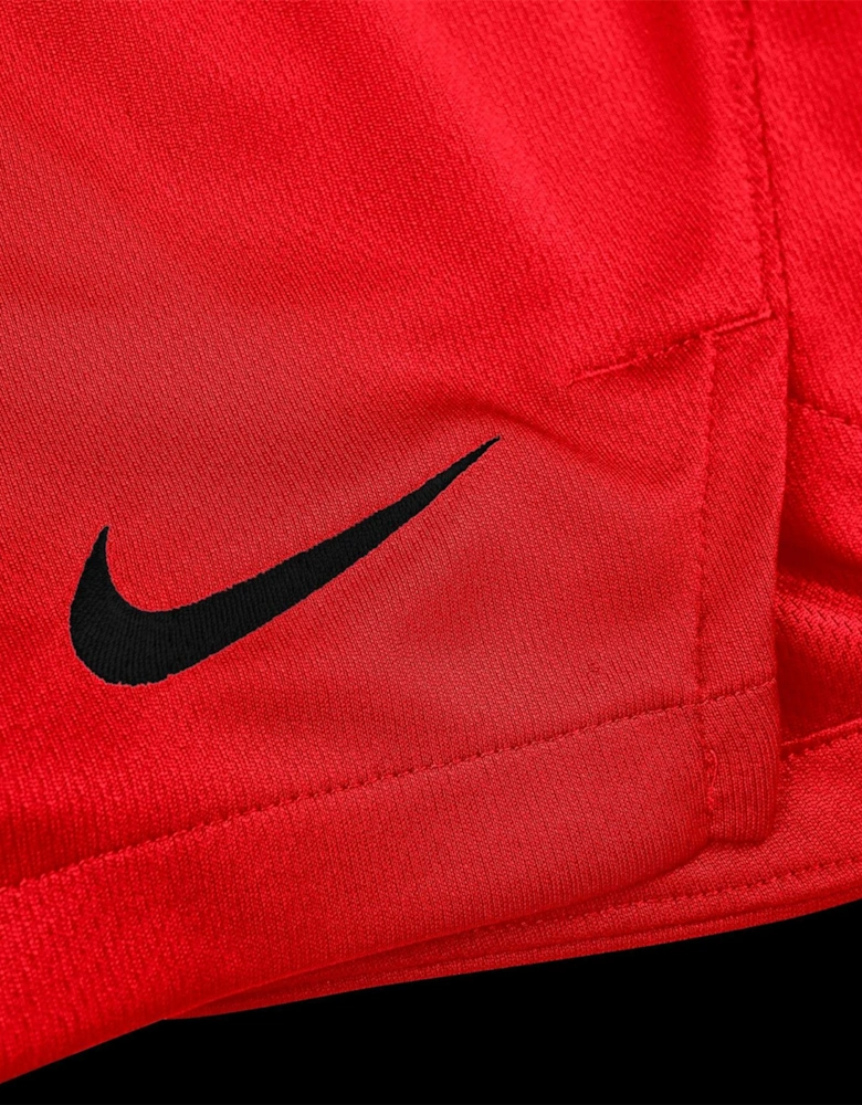 Court Fitness Road Shorts with Notch Hem