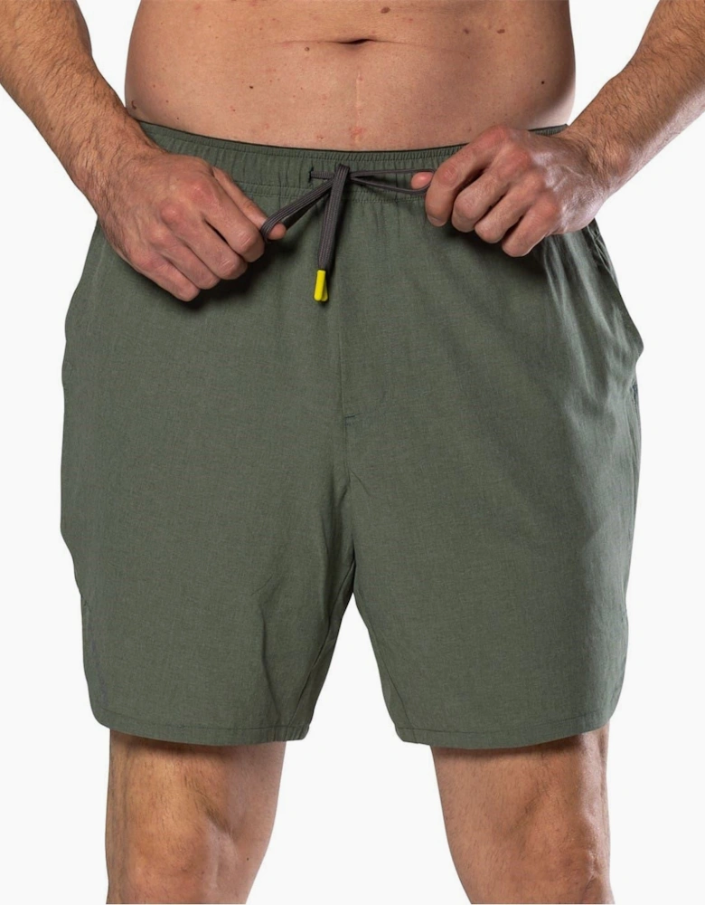 Essential Bermuda Shorts with Curved Hem