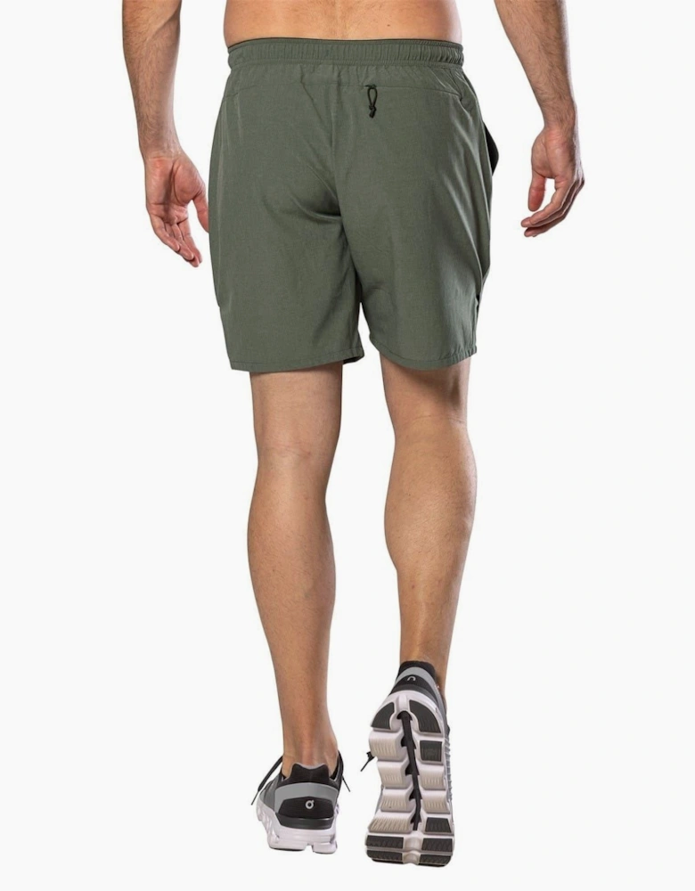 Essential Bermuda Shorts with Curved Hem