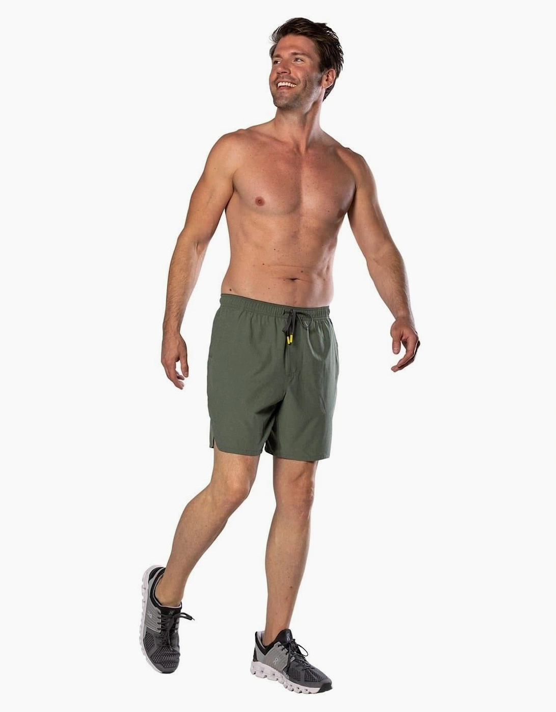 Essential Bermuda Shorts with Curved Hem