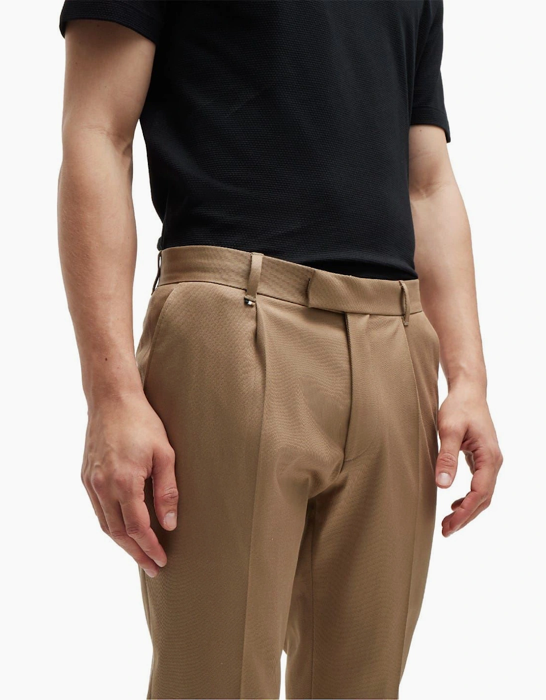 Pepe Solid Patterned Straight Chinos