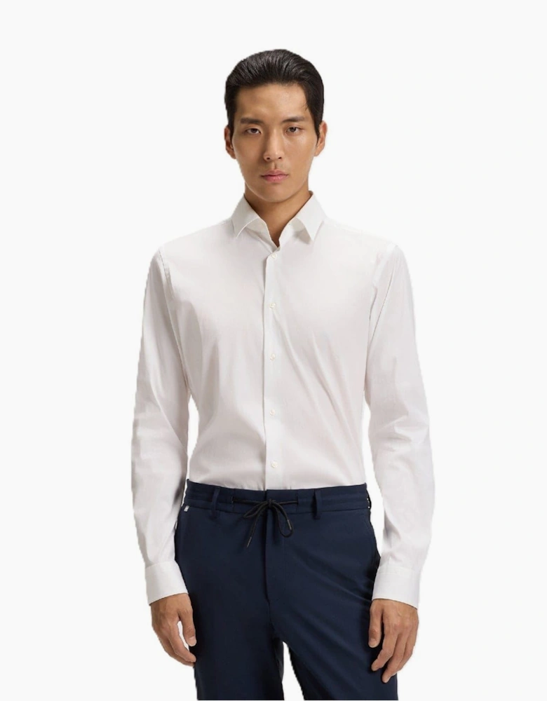 Point Collar Long Sleeve Regular Fit Oxford Shirt