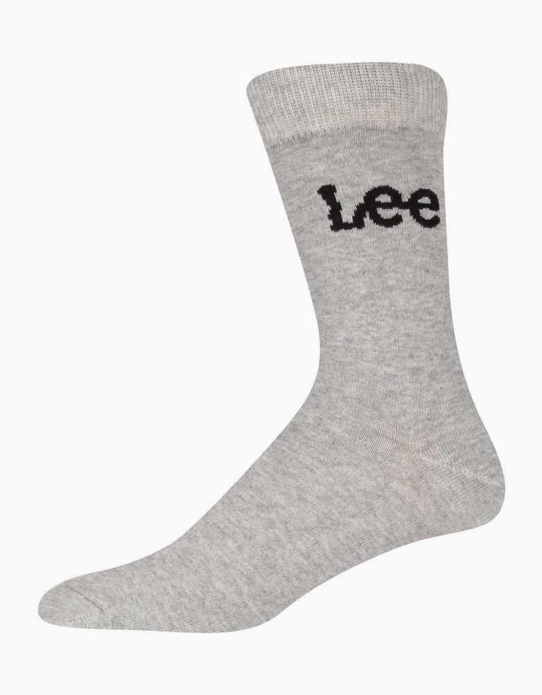 Billie Lettering 3 Pack Socks