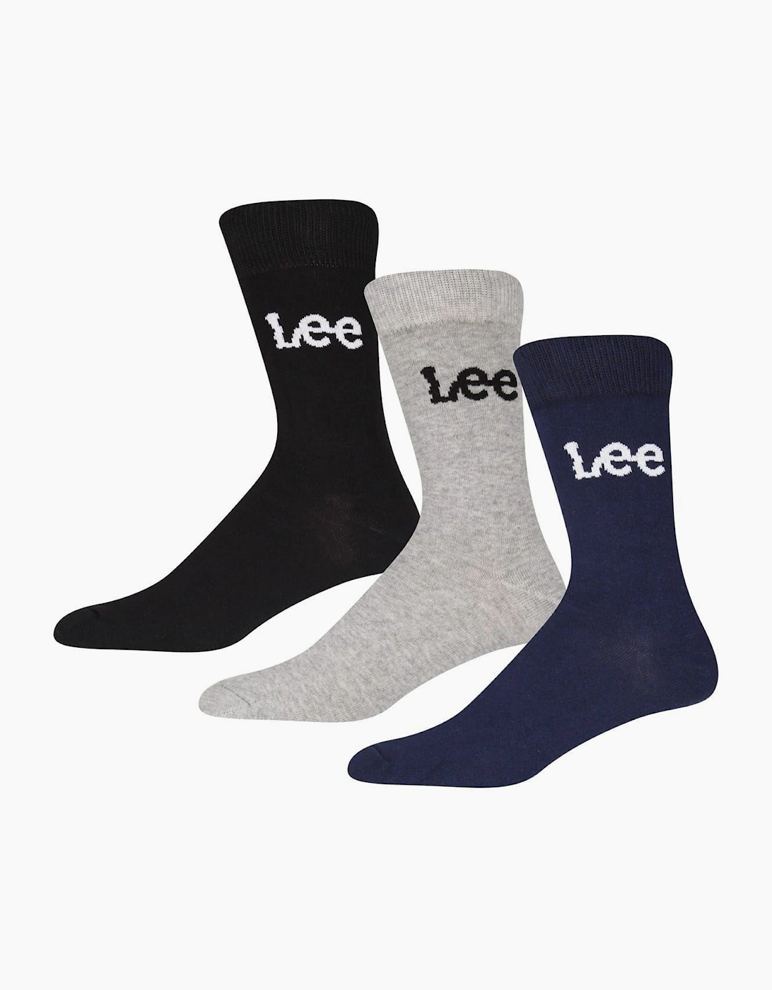 Billie Lettering 3 Pack Socks