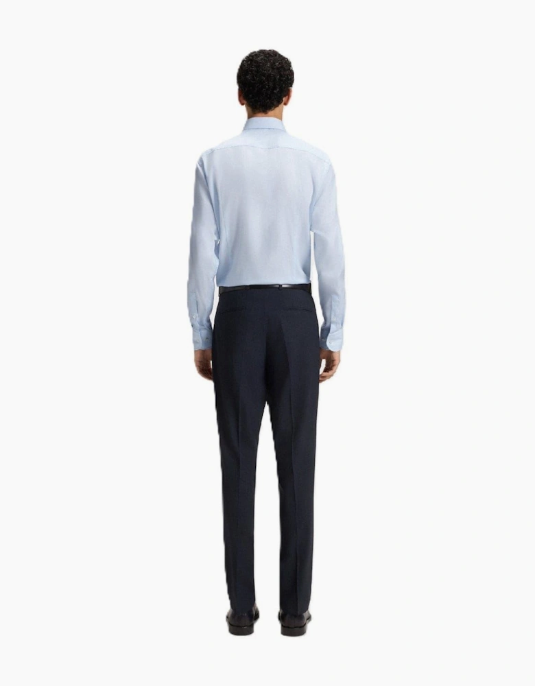Spread Collar Long Sleeve Oxford Shirt