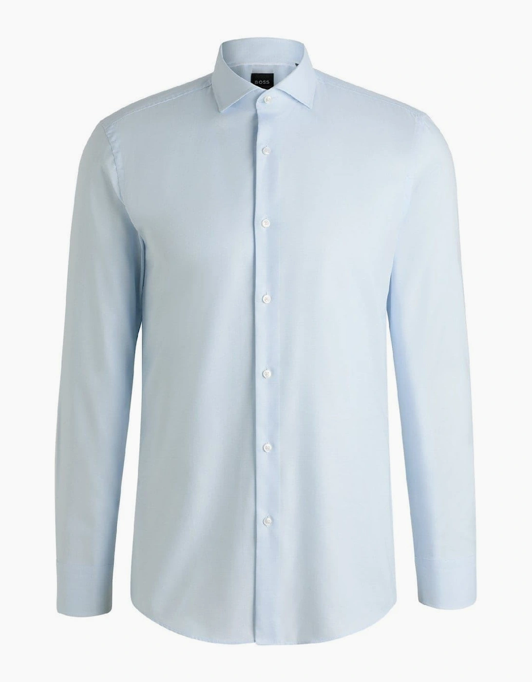 Spread Collar Long Sleeve Oxford Shirt
