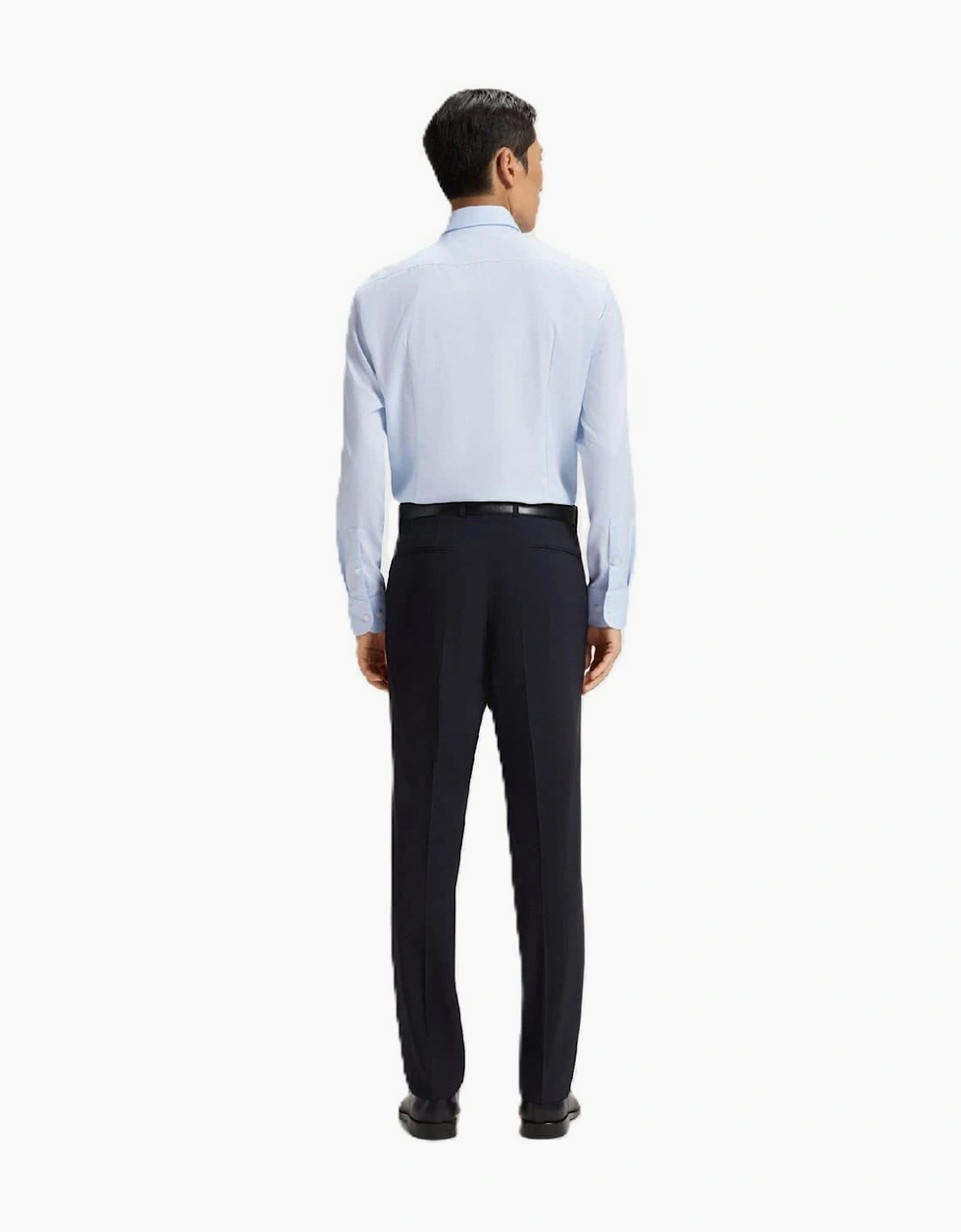 Point Collar Long Sleeve Regular Fit Oxford Shirt