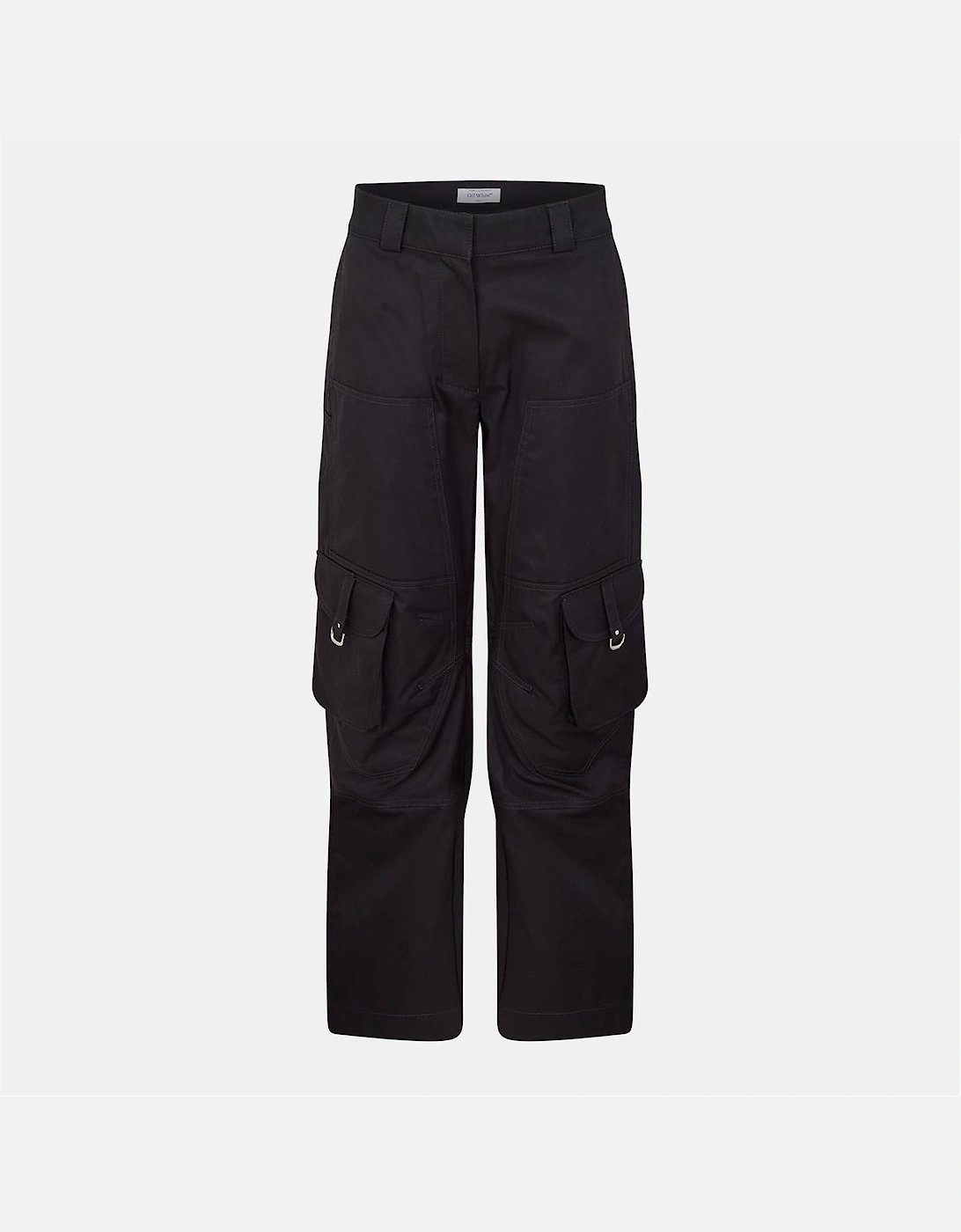 Simple Multi-Pocket Solid Patterned Cargo