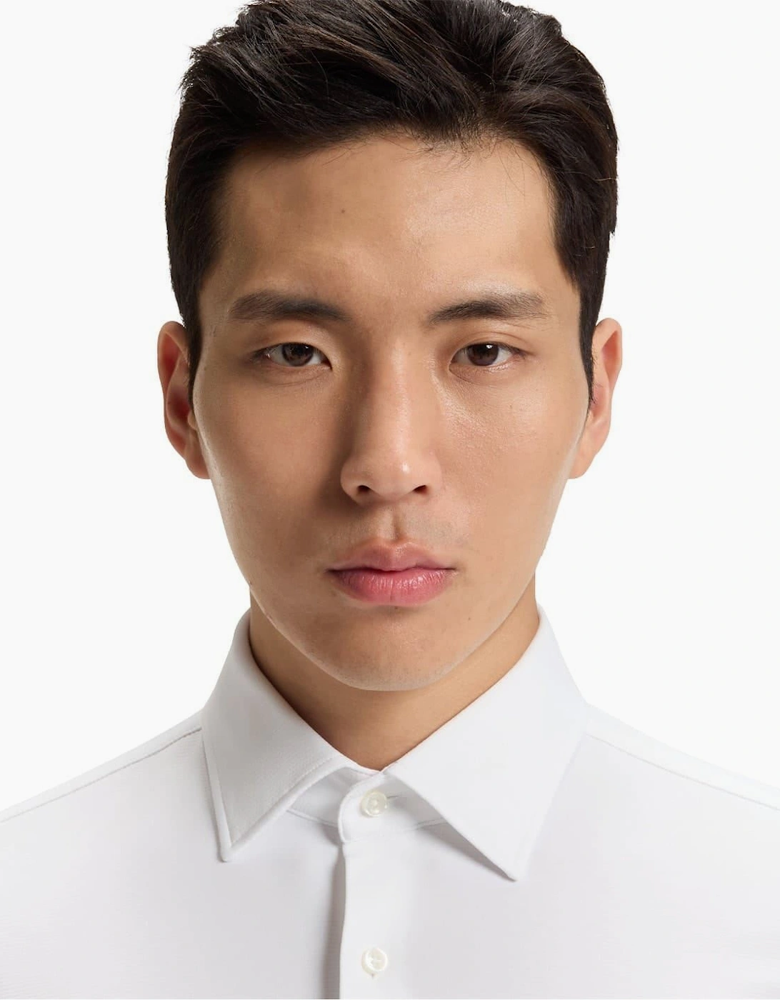 Point Collar Long Sleeve Regular Fit Oxford Shirt