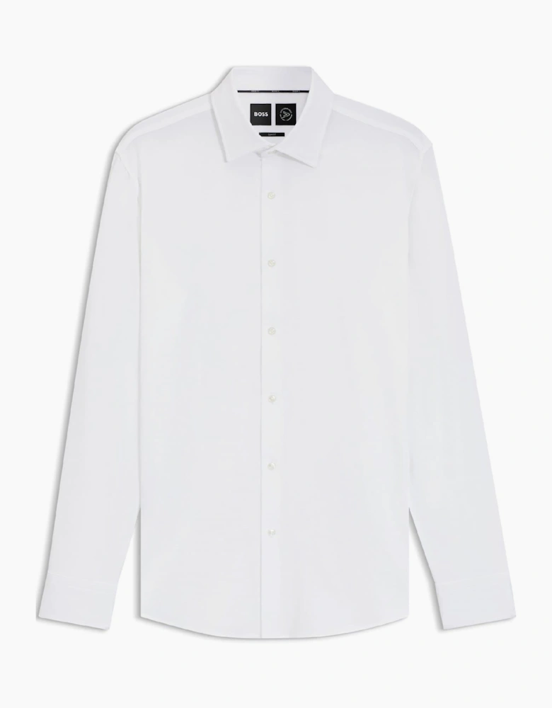 Point Collar Long Sleeve Regular Fit Oxford Shirt