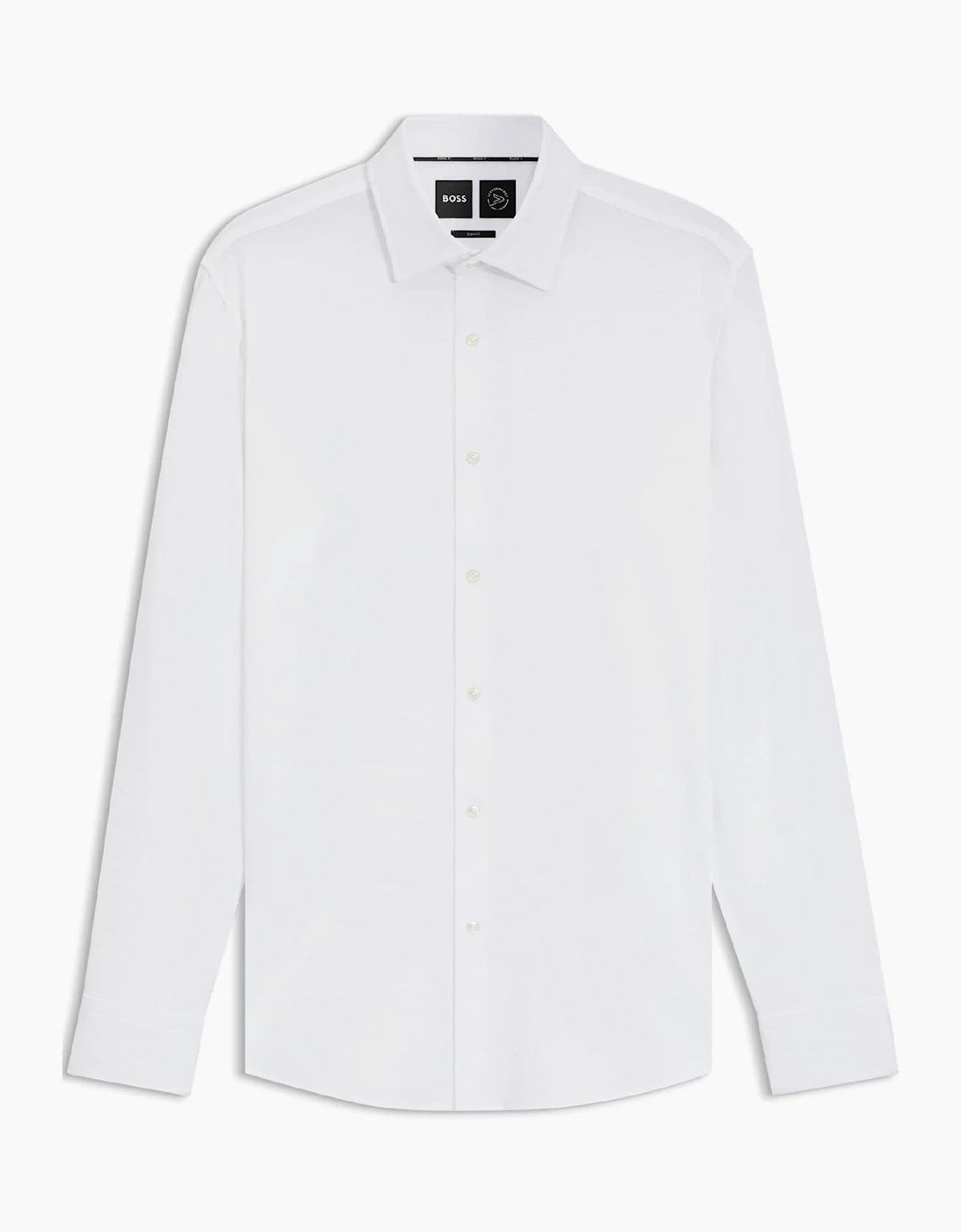 Point Collar Long Sleeve Regular Fit Oxford Shirt